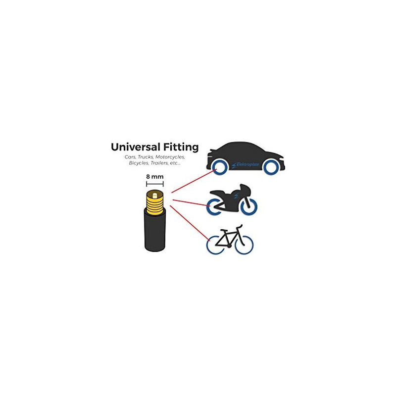 Elektroplate DC Comic Valve Stem Caps (Spider, Black Knurling)
