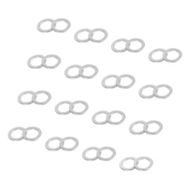 GLOKUUCA Stainless Steel Flat Washer - 55 Packs - Small Metal Washers Fits for Industrial Screws and Bolts - Hardware Washers M8 x 13mm x 1mm