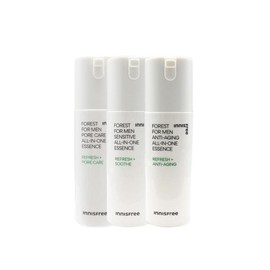 1+1 Innisfree Forest for Men All-in-One Essence 100ml - Pore Care All-in-one Essence 100ml Anti-aging All-in-one / 1+1 이니스프리 포레스트 포맨 올인원 에센스 100ml - 포어케어 올인원 에센스 100ml안티에이징 올인원 에