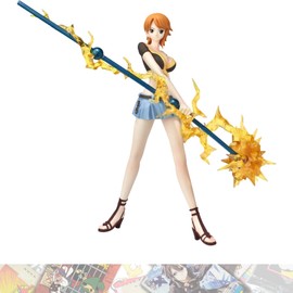N a m i [Battle Ver.]: 14cm Tamashii Nations O n e P i e c e Figuarts Zero Statue Figurine (BAN75629)