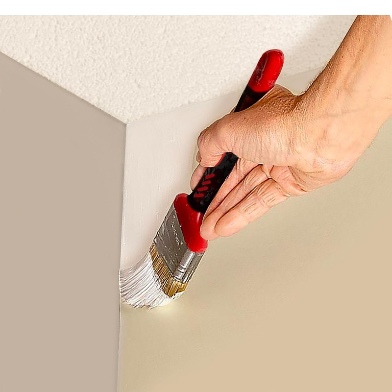 Dekton 3pc Professional Grade Paintbrush Set - Ideal for Water-Based