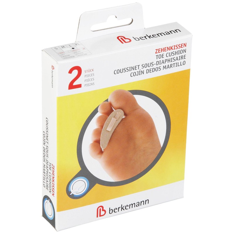 Berkemann Zehenkissen L rechts Schuhpads, Beige (beige), L