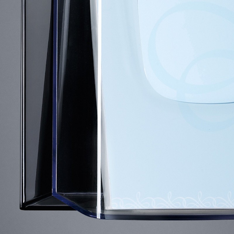 Sigel LH117/4 Wall-Mounted Literature Holder acrylic, with 1 compartment, for