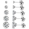 Small Stud Earrings for Women Men Girls - Stud Earrings