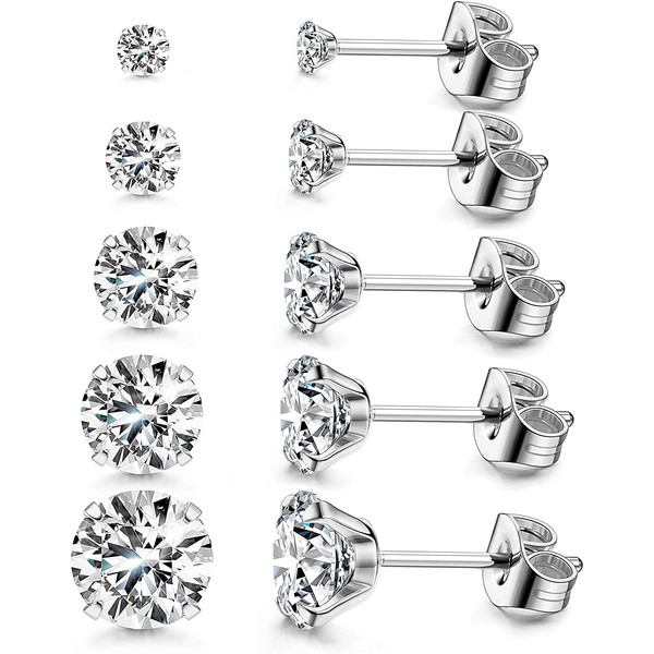 Small Stud Earrings for Women Men Girls - Stud Earrings