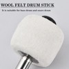 Culinavog Felt Head Drum Mallets 2 Pack – Percussion Timpani