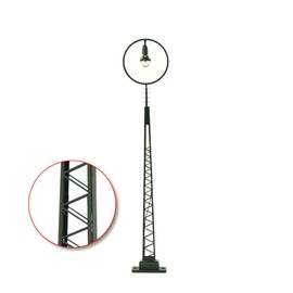 Evemodel LQS49HO-3-EU H0 Spur H0 Grid Pole Light Model Railway Ball Pendant Light Garden / Yard Set of 3