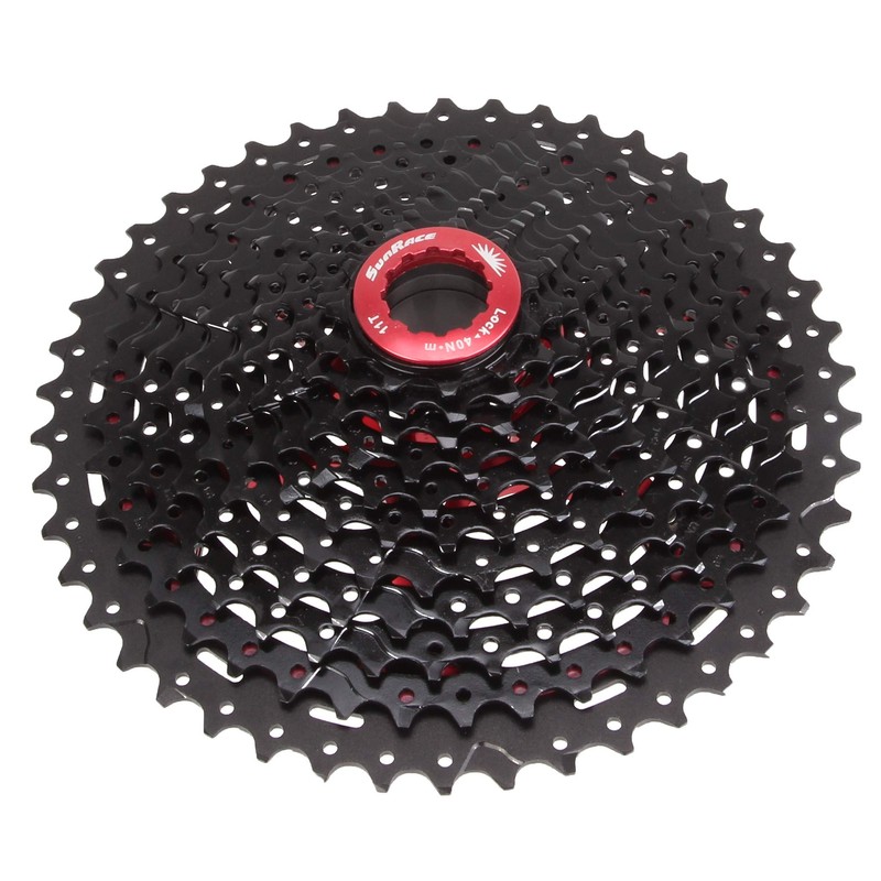 SUNRACE Miche 305752065 Cassette 11v.11-42 Noir Unisex-Adult