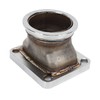 2.5in V Band Flange Adapter Stainless Steel Rustproof Long Lasting