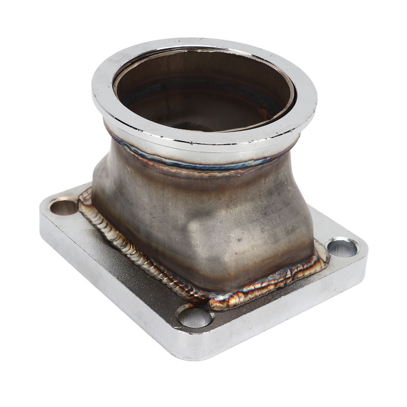 2.5in V Band Flange Adapter Stainless Steel Rustproof Long Lasting