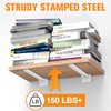 Floating Shelf Bracket 8 inch 8 Pack L Brackets for