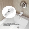 01 02 015 Bath Spout with Diverter Concealed Decoration G1/2