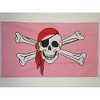 AZ FLAG - Pink Pirate Flag Red Bandana Flag -