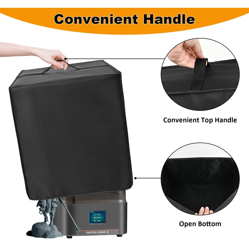 Kasasymion 3D Printer Dust Cover - Anti-Static, Waterproof, Dustproof &