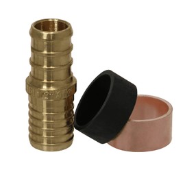 XFITTING 1/2 Inch Pex x 1/2 Inch PB (polybutylene) Slicing coupling with ring, Repair Kit, 30-2-3=2XX, 2 Pieces