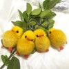 Kerdejar Key Fob 5 Pieces Fur Yellow Duck Plush Plush