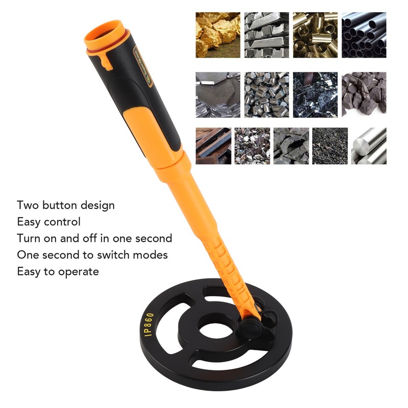 Handheld Metal Detector High Sensitivity Easy Control Operation Rechargeable Battery