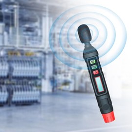 perfeclan Digital Noise Meter Digital Sound Level Meter Fast and Slow Digital LCD Display Decibel Meter for Outdoor Indoor Party Noise