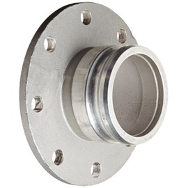 Dixon 400-AL-AL Aluminum Cam and Groove Hose Fitting, 4" Plug x 150# ASA Flange