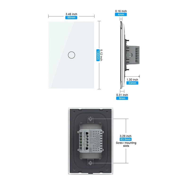 Smart Light Switch, LIVOLO WiFi Touch Wall Switch for Smart