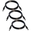 5.5mm x 2.1mm 12V DC Power Cable 3-Pack,DC5521 Male to