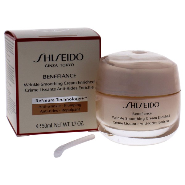Shiseido Benefiance Anti-Aging Wrinkle Smoothing Cream Enriched for Dry Skin, 50 ML