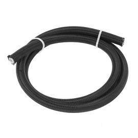 X AUTOHAUX AN6 3ft Braided PTFE Nylon Stainless Steel Car Fuel Gas Line Hose
