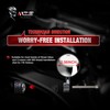 MZS Motorcycle Bar End Mirrors, 2015-2023 Aluminum Motorbike Handlebar Mirror