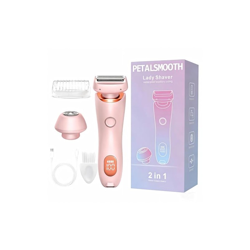 Shave Pro.Electric Shaver for Women, Rechargeable, Waterproof Trimmer for Face,