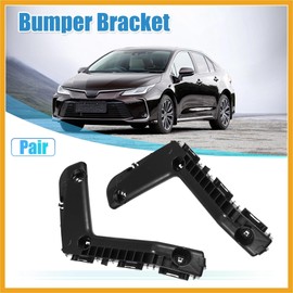 Partuto 1 Pair Left and Right Side Front Bumper Support Retainer Brackets for Toyota Corolla 2014-2016 5211502240 5211602240 Bumper Mount Support Replacement