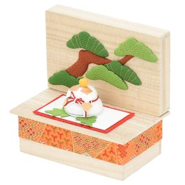 Hasegawa Buddhist Altar Roley, Seasonal Decoration, Crepe, Seasonal Box, New Year's Crepe Decoration