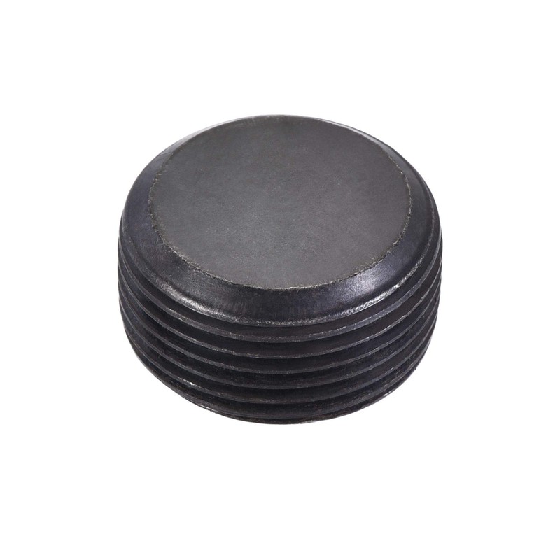 sourcing map Carbon Steel Internal Hex Thread Socket Pipe Plug,