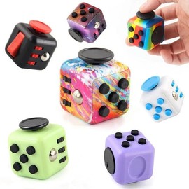 Compact Size Decompression Cube, 1 Count Portable Multifunction Stress Relief Toys, Multi-use Sensory Fidget Toys for Adults & Age 14+, Valentine's Day Gift, Men Gifts:_Green_1 count
