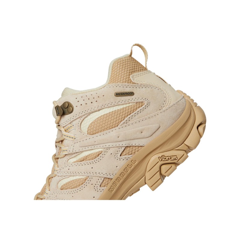 Merrell Men's Moab 3 Mid Waterproof Hiking Boot, Latte, 10