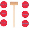 8.26" Wooden Crab Mallets Crab Hammers Lobster Seafood Crackers (16