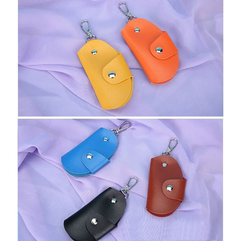 Plus Nao Key Case, Key Holder, Bi-folded, Snap Button, Carabiner,