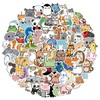 Cute Animals Stickers 100pcs,Aesthetic Decoration Water Bottles Vinyl Stickers for