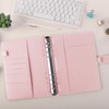 SKYDUE A5 Binder, A5 Ring Binder Faux Leather, Ring Binder