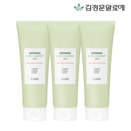 Kim Jung-moon Aloe Cure Aloe Saponaria Cleanser 1975 (3ea) / 김정문알로에 큐어 알로에 사포나리아 클렌져 1975 3개