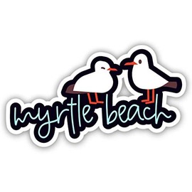 AK Wall Art Myrtle Beach Vinyl Sticker - Car Phone Helmet - Select Size