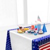 ELECLAND 3Pcs Patriotic Tablecloth Plastic American Flag Tablecloth 4th of