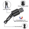 Pyatofyy 3 Pcs Drill Socket Adaptor Set, 1/4", 3/8", 1/2"