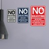 Portrait Round No Soliciting We Do Not Purchase Goods or