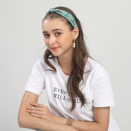 Lala 라라 수입레이스 에스닉 헤어밴드-GREEN(LALAH516) Lala Imported Lace Ethnic Hairband - GREEN (LALAH516)