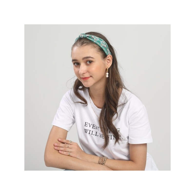 Lala 라라 수입레이스 에스닉 헤어밴드-GREEN(LALAH516) Lala Imported Lace Ethnic Hairband