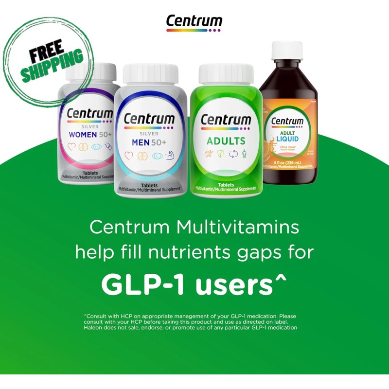 Centrum Minis Silver Multivitamin Tablet for Adults 50 Plus -