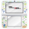 Newニンテンドー3DS LL専用液晶保護フィルム デコレーションシール付 スティッチ
