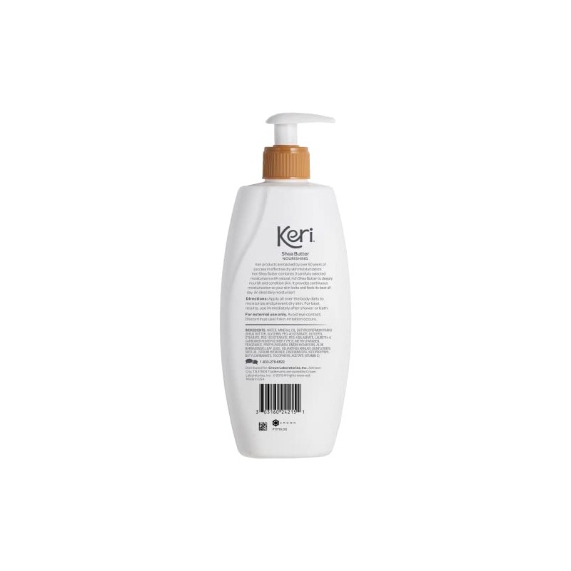 Keri Whole Body Therapy Loción Manteca Karité Hidratación Continua Humectantes