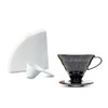 Hario VD-01-TB-EU Coffee Brewer, Filter Paper, Scoop, V60, Plastic