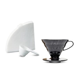 Hario VD-01-TB-EU Coffee Brewer, Filter Paper, Scoop, V60, Plastic